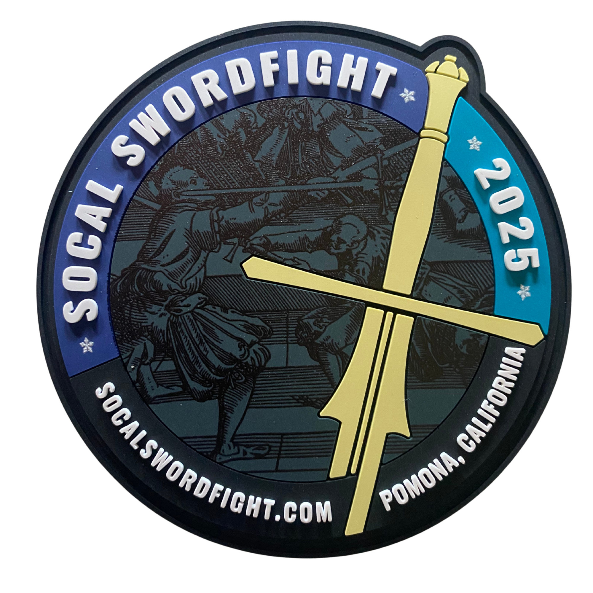 SoCal Swordfight 2025 Commemorative PVC Patch